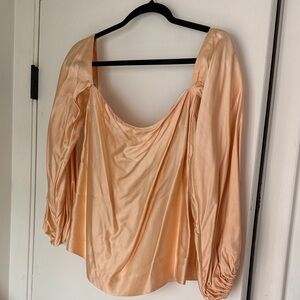 Elegant Peach Women's Top
